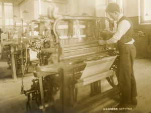 Image of student at loom